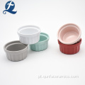 Atacado de cores misturadas cerâmica bolo Ramekin